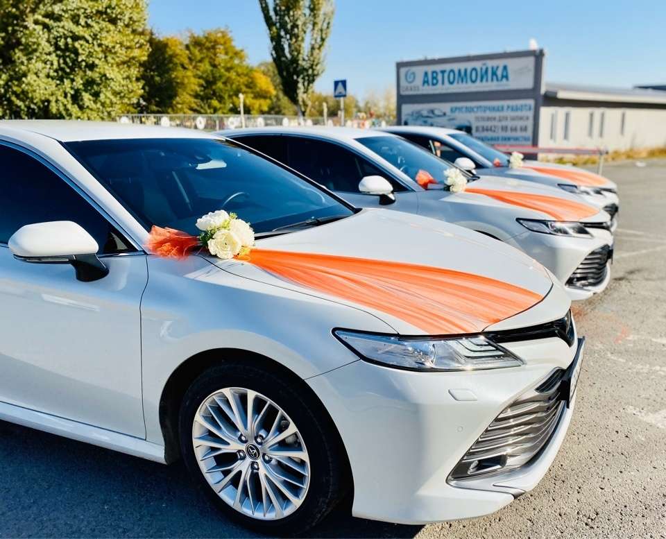 Ленты для машины на свадьбу, свадебное украшение цветы на капот автомобиля